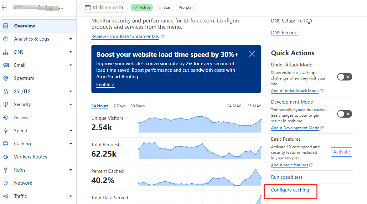 CloudFlare清除配置缓存